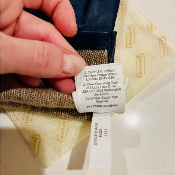 J Crew leather driving gloves- women’s L - Picture 7 of 8